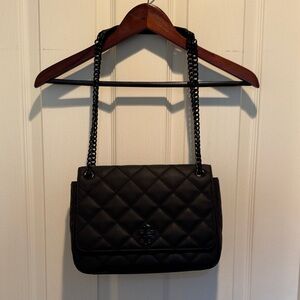 Tory Burch Black Quilted Shoulder Bag